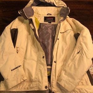White Karbon Ski Jacket